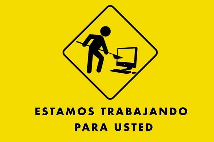 Estamos trabajando para usted